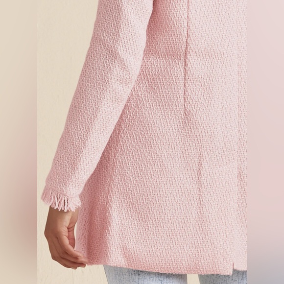 Pink Tweed Jacket Size 22 Gently Worn - Picture 5 of 6